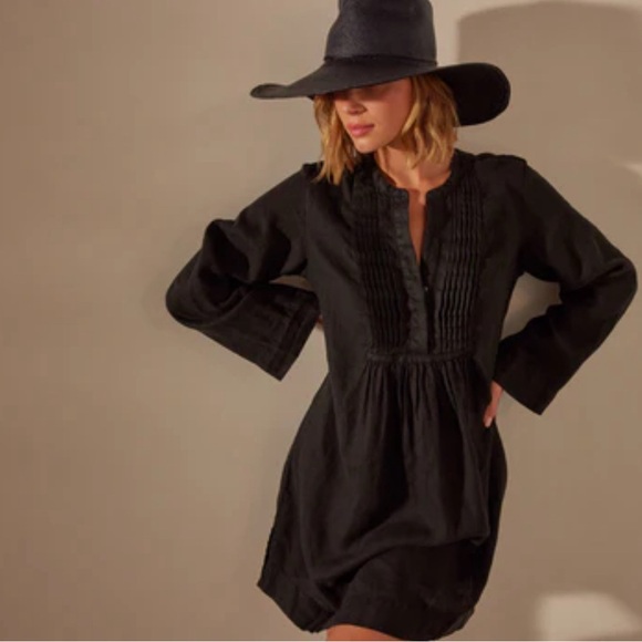 Joie Tops - joie women’s black cotton silk blouse M L125-7